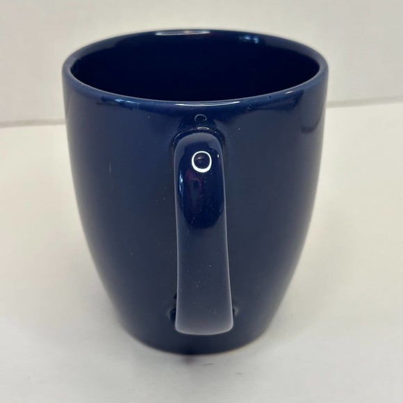 CORELLE Coordinate Stoneware Royal Deep Blue coffee Mugs set of 4 CLEAN/VINTAGE - Picture 15 of 16